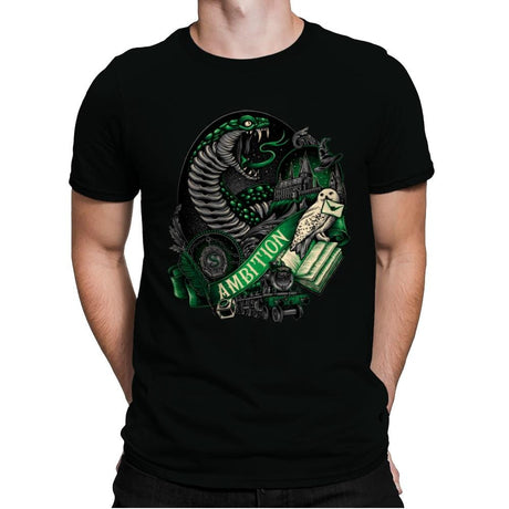 House of Ambition  - Mens Premium T-Shirts RIPT Apparel Small / Black