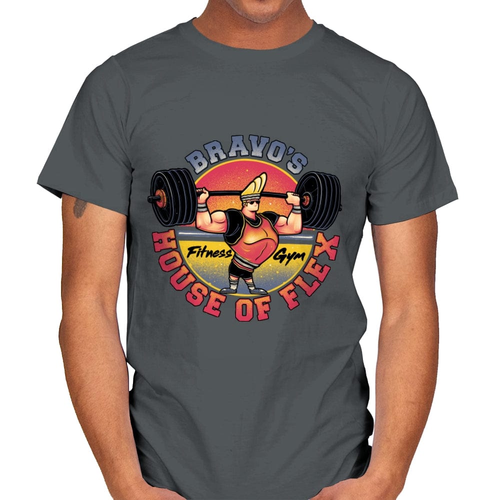 House of Flex! - Mens T-Shirts RIPT Apparel Small / Charcoal