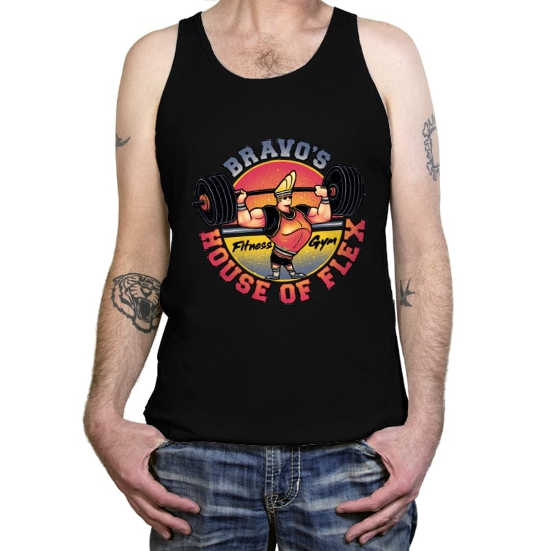 House of Flex! - Tanktop Tanktop RIPT Apparel X-Small / Black
