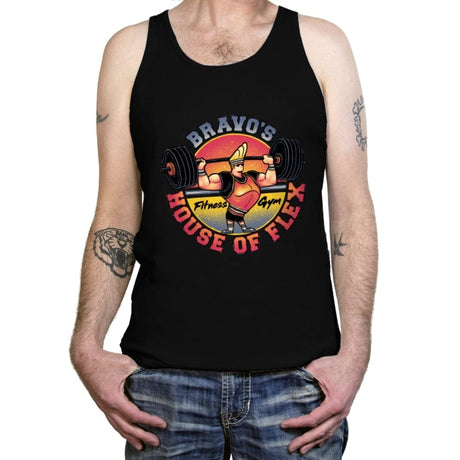 House of Flex! - Tanktop Tanktop RIPT Apparel X-Small / Black