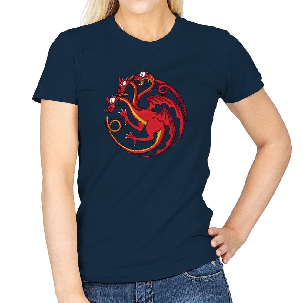 House of Mushu - Womens T-Shirts RIPT Apparel Small / Navy