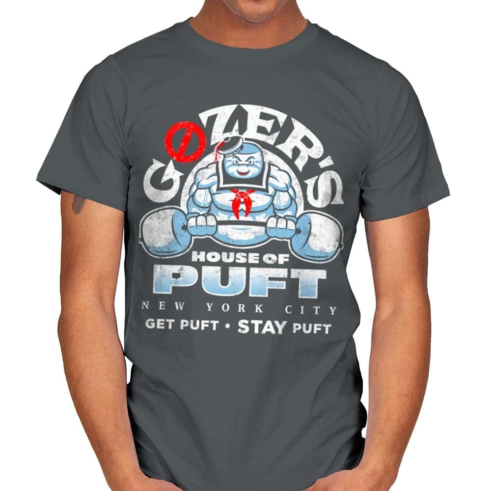 House of Puft - Best Seller - Mens T-Shirts RIPT Apparel Small / Charcoal
