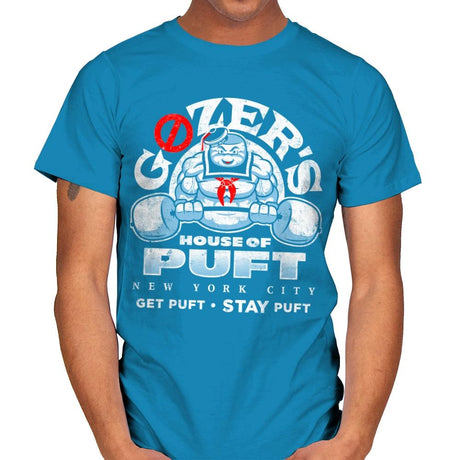 House of Puft - Best Seller - Mens T-Shirts RIPT Apparel Small / Sapphire