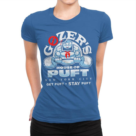 House of Puft - Best Seller - Womens Premium T-Shirts RIPT Apparel Small / Royal