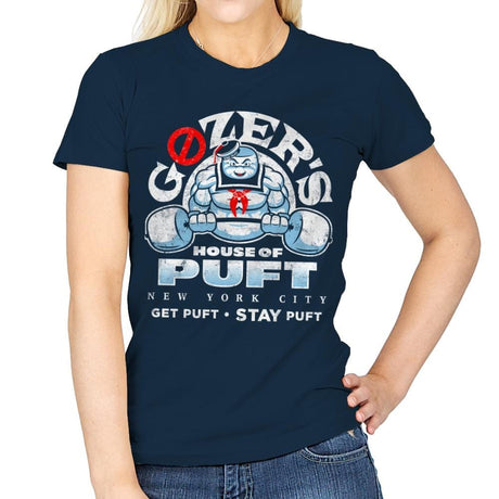 House of Puft - Best Seller - Womens T-Shirts RIPT Apparel Small / Navy