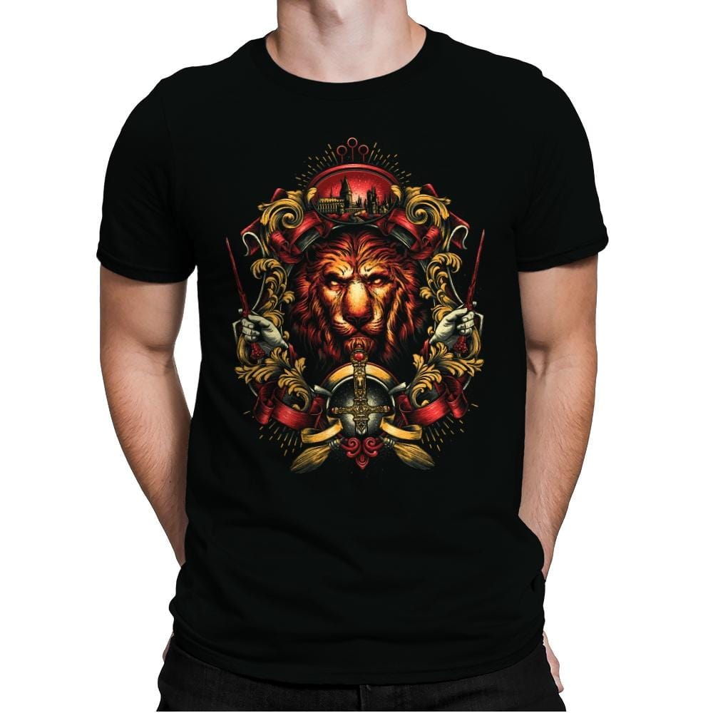 House of the Brave - Mens Premium T-Shirts RIPT Apparel Small / Black