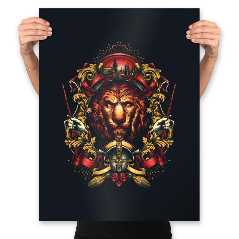 House of the Brave - Prints Posters RIPT Apparel 18x24 / Black