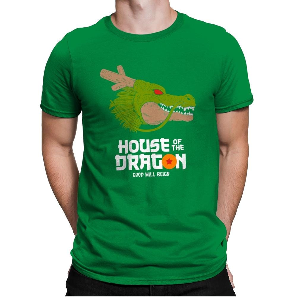 House of the dragon - Mens Premium T-Shirts RIPT Apparel Small / Kelly Green