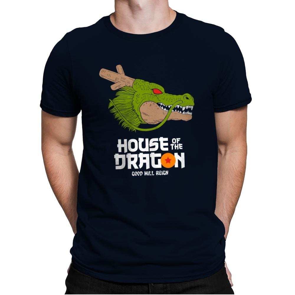 House of the dragon - Mens Premium T-Shirts RIPT Apparel Small / Midnight Navy