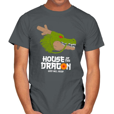 House of the dragon - Mens T-Shirts RIPT Apparel Small / Charcoal