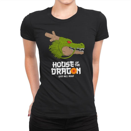 House of the dragon - Womens Premium T-Shirts RIPT Apparel Small / Black