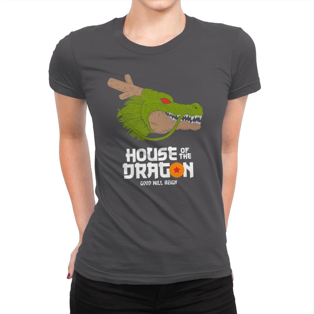House of the dragon - Womens Premium T-Shirts RIPT Apparel Small / Heavy Metal
