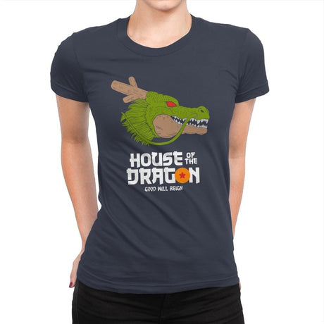 House of the dragon - Womens Premium T-Shirts RIPT Apparel Small / Indigo