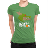 House of the dragon - Womens Premium T-Shirts RIPT Apparel Small / Kelly Green