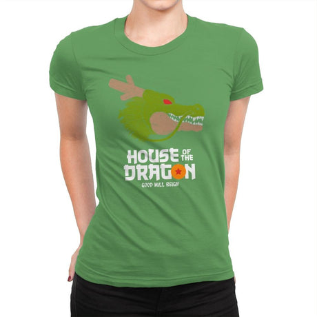 House of the dragon - Womens Premium T-Shirts RIPT Apparel Small / Kelly Green