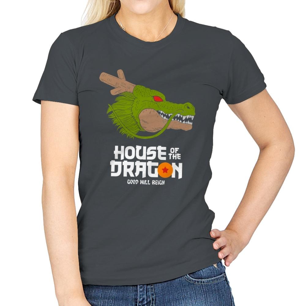 House of the dragon - Womens T-Shirts RIPT Apparel Small / Charcoal