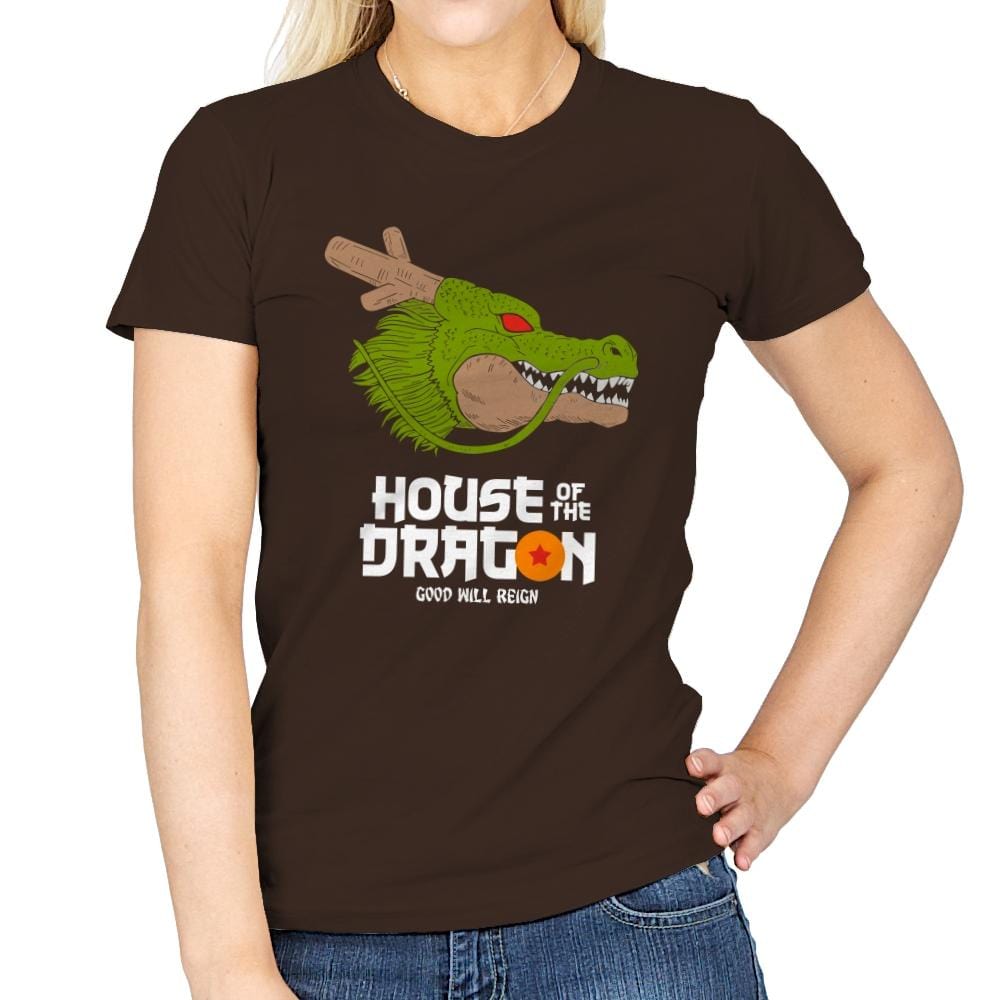 House of the dragon - Womens T-Shirts RIPT Apparel Small / Dark Chocolate