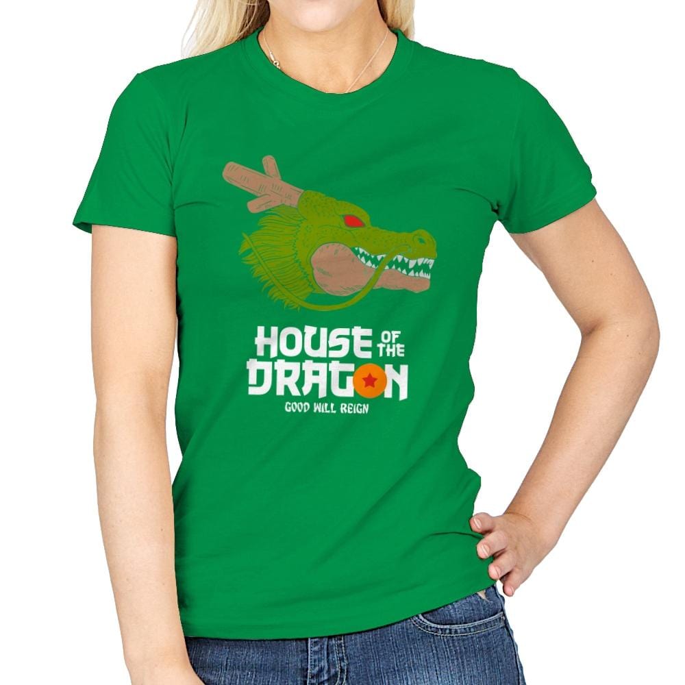 House of the dragon - Womens T-Shirts RIPT Apparel Small / Irish Green