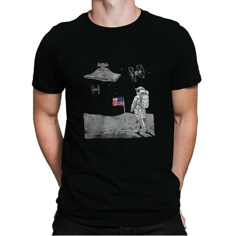 Houston, Now We really have Problems - Mens Premium T-Shirts RIPT Apparel Small / Black