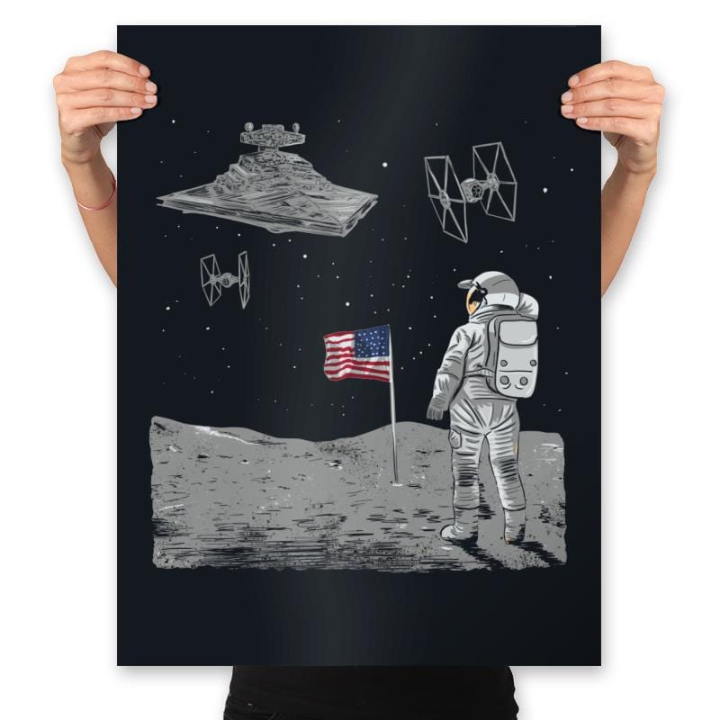 Houston, Now We really have Problems - Prints Posters RIPT Apparel 18x24 / Black