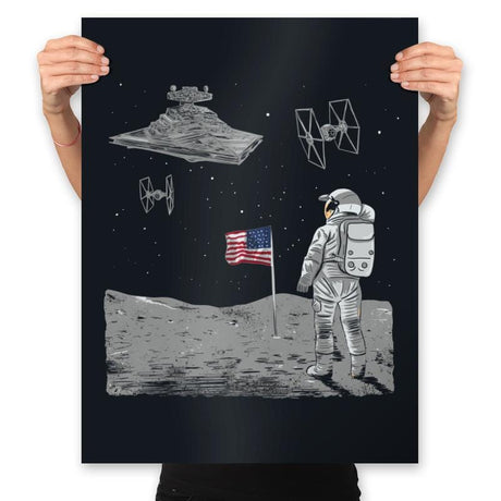 Houston, Now We really have Problems - Prints Posters RIPT Apparel 18x24 / Black