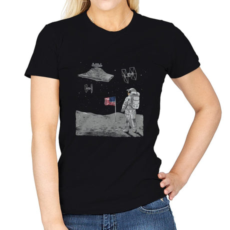 Houston, Now We really have Problems - Womens T-Shirts RIPT Apparel Small / Black