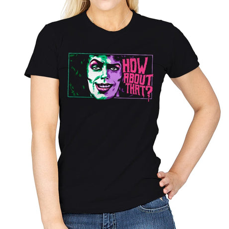 How About That - Womens T-Shirts RIPT Apparel Small / Black