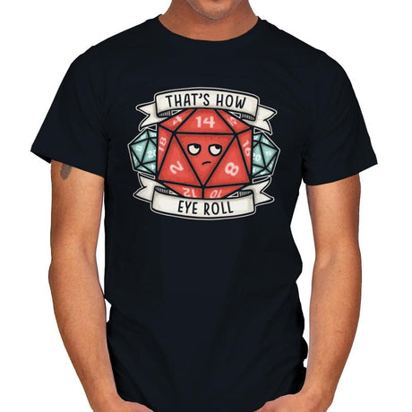 How Eye Roll - Mens T-Shirts RIPT Apparel Small / Black