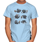 How Not To Train - Miniature Mayhem - Mens T-Shirts RIPT Apparel Small / Light Blue