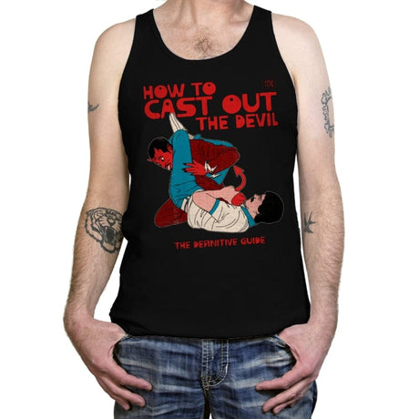 How to Cast Out the Devil - Tanktop Tanktop RIPT Apparel X-Small / Black