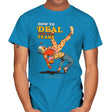 How to Deal with your Fears - Mens T-Shirts RIPT Apparel Small / Sapphire