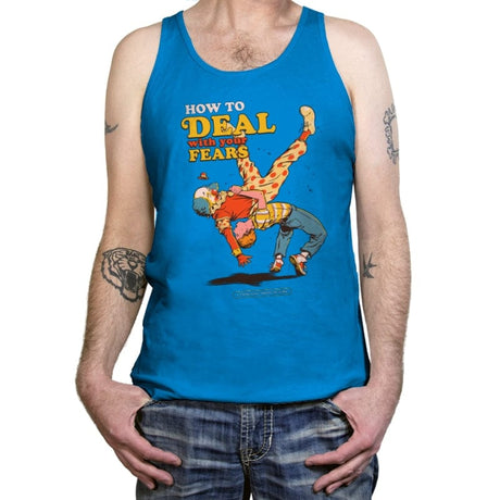 How to Deal with your Fears - Tanktop Tanktop RIPT Apparel X-Small / Teal