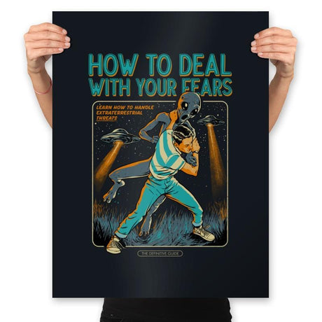 How to Deal with Your Fears - Vol 2 - Prints Posters RIPT Apparel 18x24 / Black