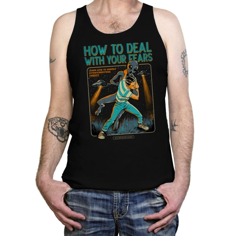 How to Deal with Your Fears - Vol 2 - Tanktop Tanktop RIPT Apparel X-Small / Black
