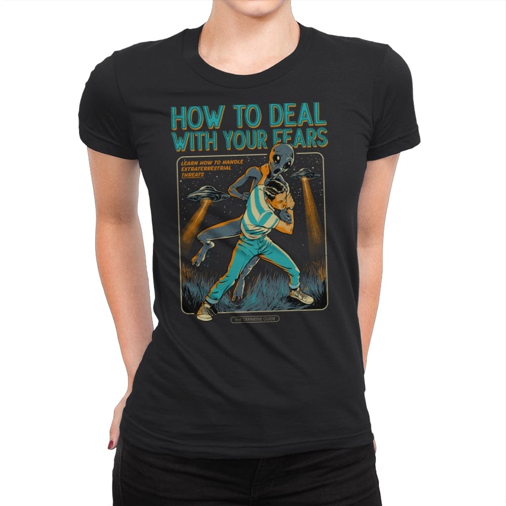 How to Deal with Your Fears - Vol 2 - Womens Premium T-Shirts RIPT Apparel Small / Black