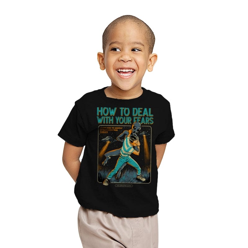 How to Deal with Your Fears - Vol 2 - Youth T-Shirts RIPT Apparel X-small / Black