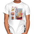 How to Eat Ramen - Mens T-Shirts RIPT Apparel Small / White