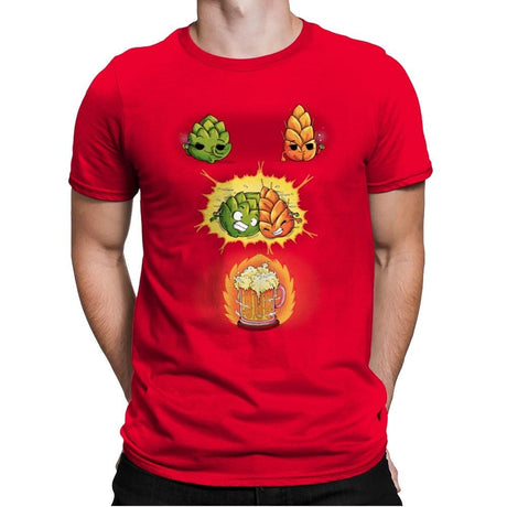 How To Make Beer - Mens Premium T-Shirts RIPT Apparel Small / Red