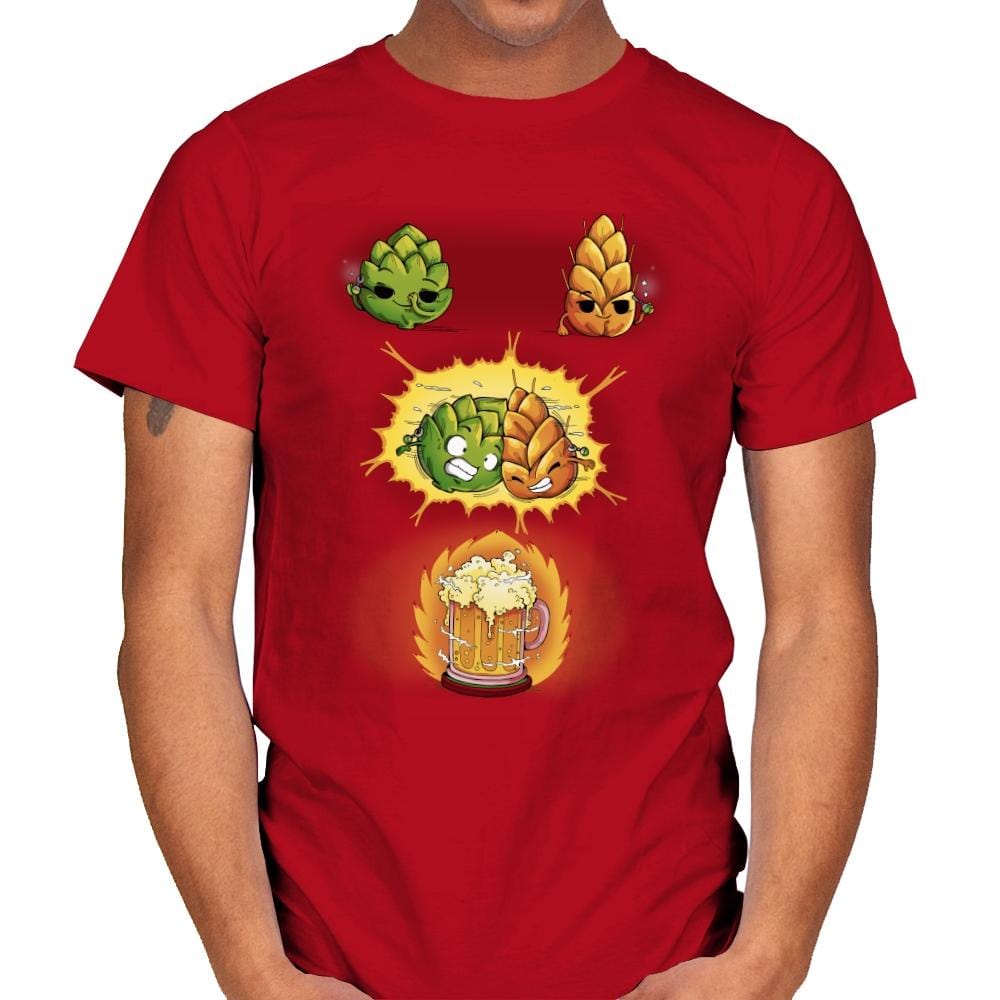 How To Make Beer - Mens T-Shirts RIPT Apparel Small / Red