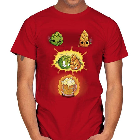 How To Make Beer - Mens T-Shirts RIPT Apparel Small / Red