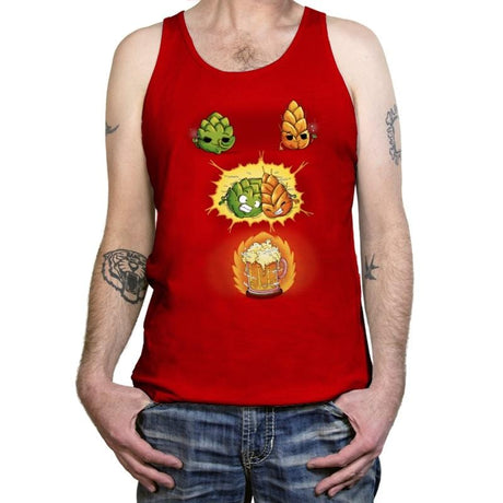 How To Make Beer - Tanktop Tanktop RIPT Apparel X-Small / Red