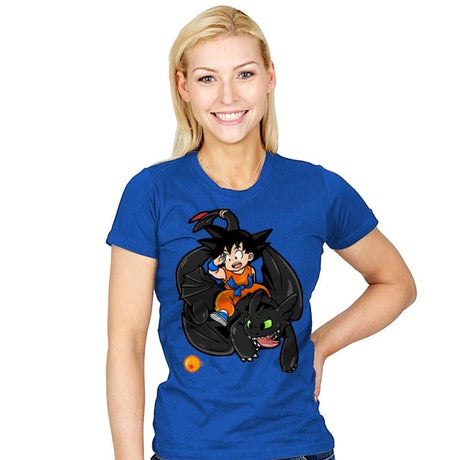 How to Train your Dragon Ball - Womens T-Shirts RIPT Apparel Small / Royal