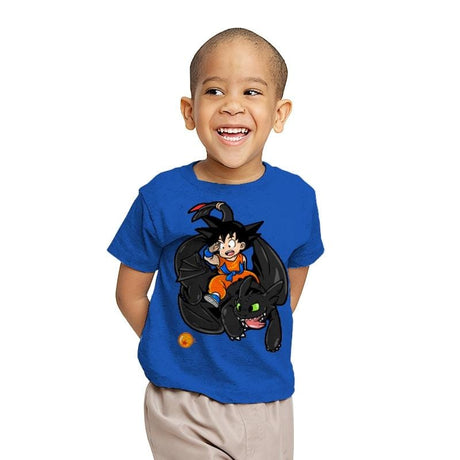 How to Train your Dragon Ball - Youth T-Shirts RIPT Apparel X-small / Royal