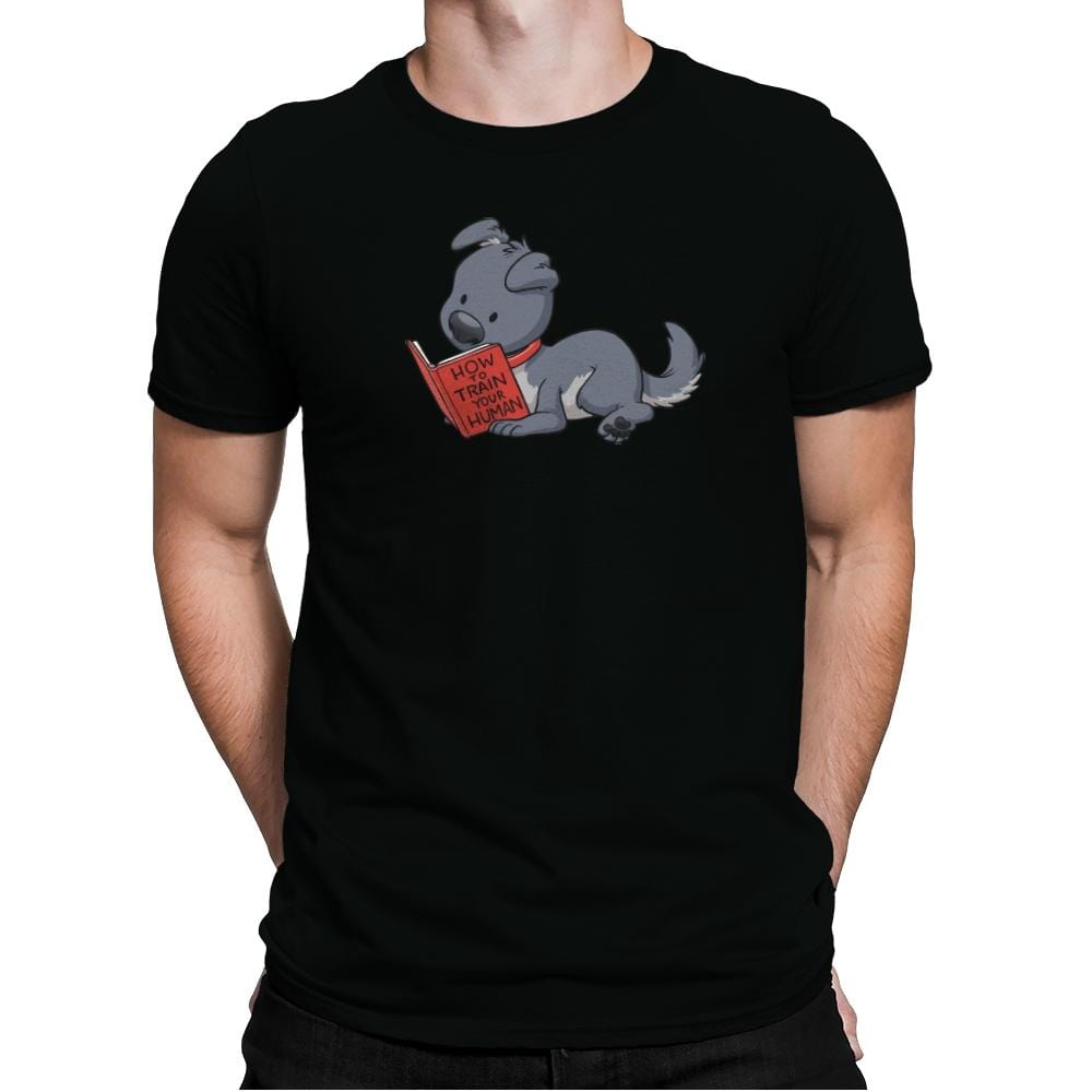 How To Train Your Human - Mens Premium T-Shirts RIPT Apparel Small / Black