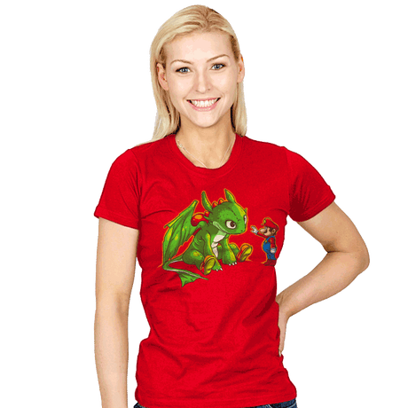 How to train your Yoshi - Womens T-Shirts RIPT Apparel