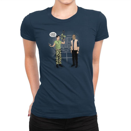 How You Get Aliens Exclusive - Womens Premium T-Shirts RIPT Apparel Small / Midnight Navy