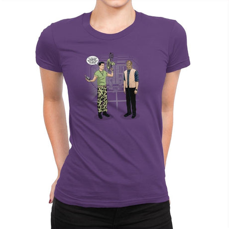 How You Get Aliens Exclusive - Womens Premium T-Shirts RIPT Apparel Small / Purple Rush
