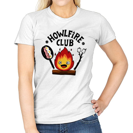 Howlfire - Womens T-Shirts RIPT Apparel Small / White