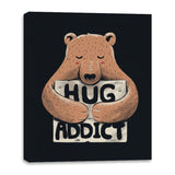 Hug Addict - Canvas Wraps Canvas Wraps RIPT Apparel 16x20 / Black