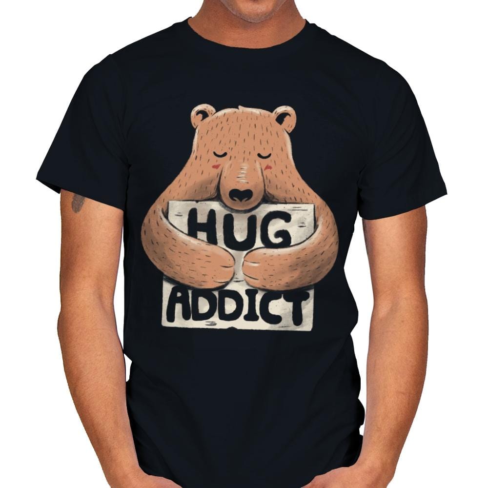 Hug Addict - Mens T-Shirts RIPT Apparel Small / Black
